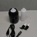 Massage Oil Warmer Bottle Professional Electric Lotion Digital Heater for SPA, Automatic Oil Warmer Heated Oil Lotion Cream for Salon, Barber Shops, Home, with Two Oil Bottle Dispenser (Black)