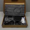 Boom Arm Suspension Mic Heavy Duty Microphone Arm for Blue Yeti, Hyperx Quadcast, Adjustable Boom Mic Stand Desk with Pop Filter, 1/4-3/8-5/8 Adapter, Mic Mounts,Broadcast