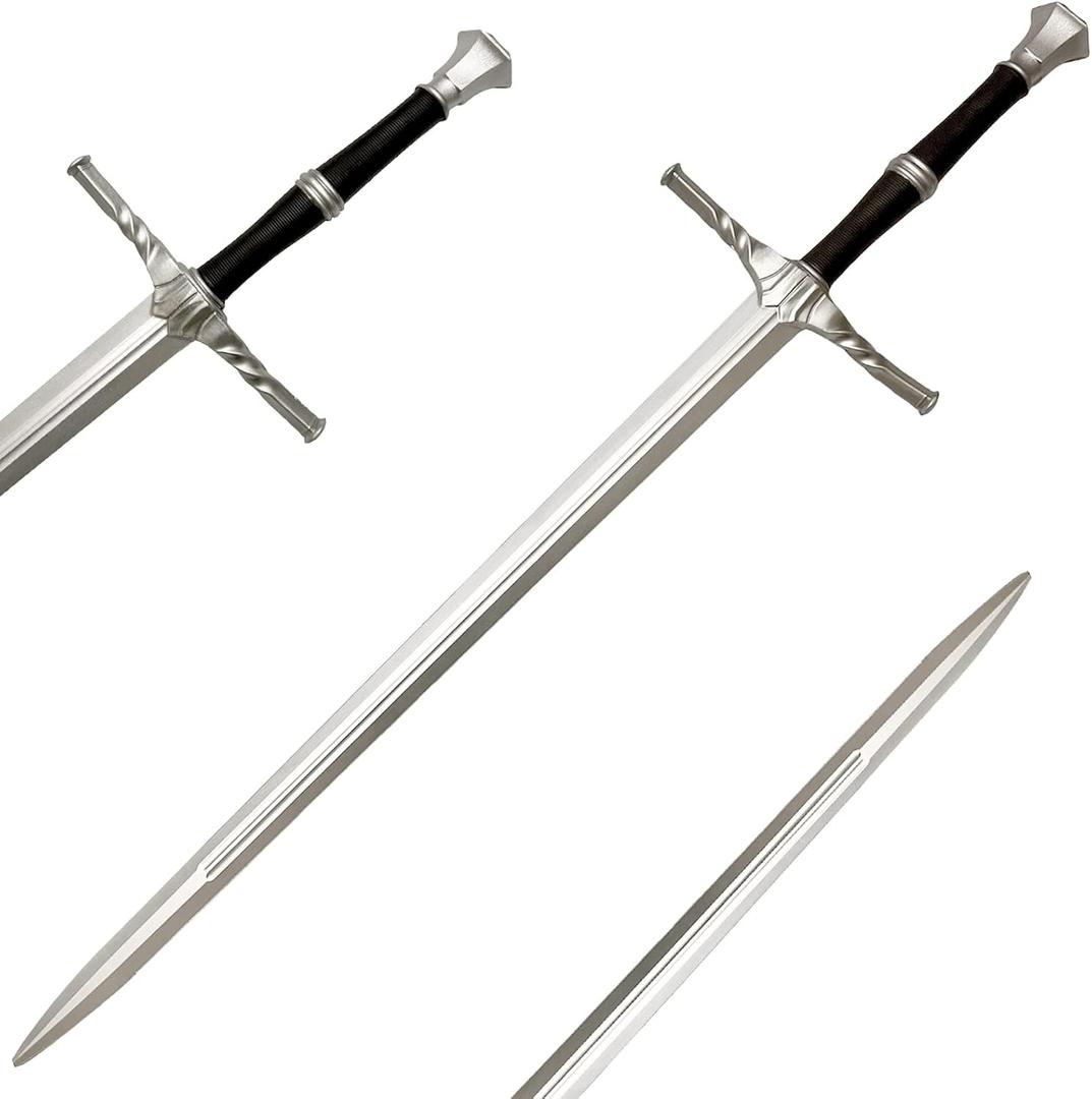 41 Inch Medieval Foam Hunting Long Sword for Cosplay LARP Costume Halloween
