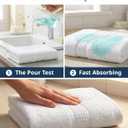 White Hand Towels for Bathroom - Pack of 4 (16"x28") 100% Cotton Hand & Face Towels - Soft, Durable, Quick Dry & Highly Absorbent, Fingertip Towel for Bathroom - Great for Gym, Salon, Spa & Family Use