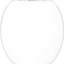 Gerber Round Front Toilet Seat with Cover, Soft Close, No Slam, Quick & Easy Install, Heavy-Duty Plastic, Durable & Fade-Resistant, White GC550129