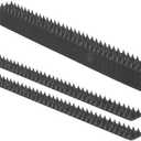 Pack of 10 Plastic Bird Deterrent Spikes for Birds, Pigeon, Squirrel, Raccoon, Crow, and Cat Anti-Climb Strips to Deter Theft - Suitable for Wall, Windowsill, Railing, Fence, and Roof - Grey
