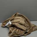 PrinceDeco Velvet Plush Couch Cover Stretch 2 Piece Chair Cover Chair Slipcover Washable Furniture Protector Couch Soft with Elastic Bottom Armchair Cover Width Up to 49 Inch(Small, Camel)