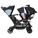 Baby Trend Sit N’ Stand® Double Stroller, Desert Blue