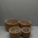 Seagrass Planter Basket Stylish Planter Baskets for Indoor and Outdoor Plants Perfect for Flower Pots Cover and Room Decoration, Set of 4