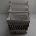 Oval Water Hyacinth Basket 3Pcs