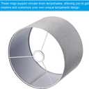 PATIKIL 10 Inch E26 E27 Lamp Shade Ring Frame with European Fitter, 3 Pack Lampshade Holder Wire Frame DIY Drum Ring for Table Floor Lamp White