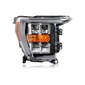 AutoZest LED chrome Headlights Compatible With 2021-2023 Ford F-150