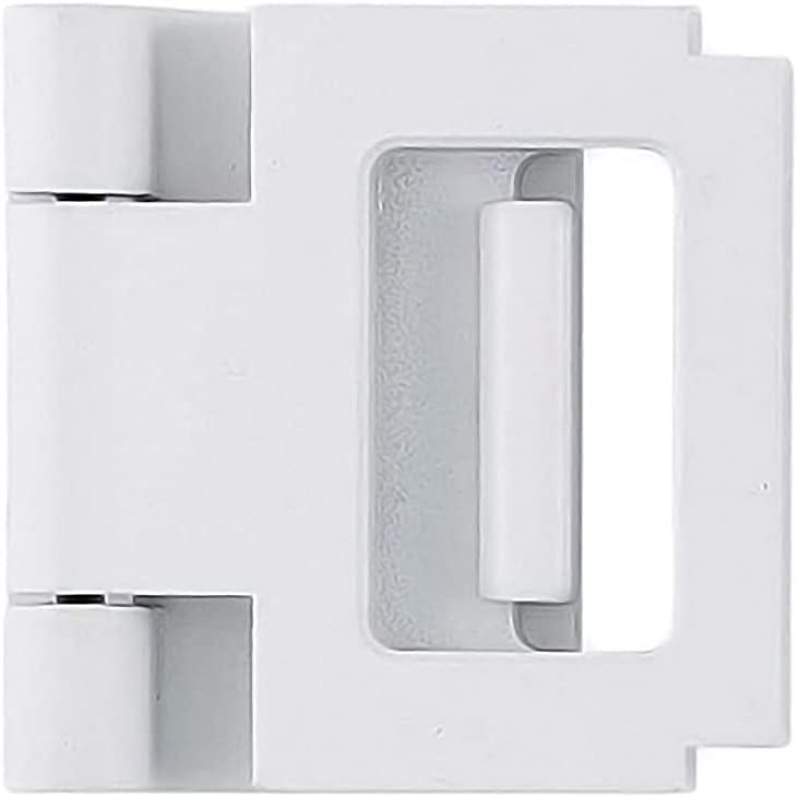 The Door Guardian Door Lock for OutSwinging Doors - Home Security Latch, Childproof & TamperResistant, Quick, ToolFree Install with 3M Tape + Screws (White)