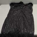 Stretch Lined Sparkle Jumpsuits for Women 2026 Wedding Guest, Birthday, Cocktail, Clubwear (XX-Large, Black-901579)