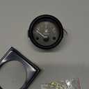 2" 12V Fuel Gauge Kit with Nut/Bracket,240-33 Ohm Boat Fuel Gauge with E-1/2-F Pointer Dash for Indicating Tank Fuels Levels,White Light Fuels Level Gauges for Car Boat