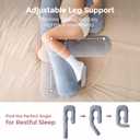 Momcozy Pregnancy Pillow for Sleeping, Dreamlign U Pro Maternity Pillow with Adjustable Leg Pillow, Removable Cover - Support for Back, Hip, Belly, Legs for Pregnant Women, 50-72 Inch Full Body Pillow