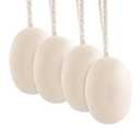 Natural Men Bar Soap, 4pcs Soap On a Rope Set for Face Body Hair Bath Soap about 7 Ounce each.foreverLily