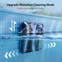Sonar Navigation Pool Vacuum for Inground Above Ground Pools, Climb Stairs Pool Cleaner with 4 Modes, Powerful Suction, Self-Parking, Wall&Waterline Cleaning Pool Robot, Clean Up to 2150 Sq.Ft