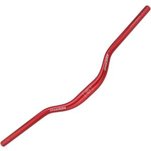 UPANBIKE Mountain Bike Handlebar 31.8mm Aluminum Alloy MTB Bicycle Riser Handlebar Extra Long 720mm with Paint Matte Surface (Red,720mm)