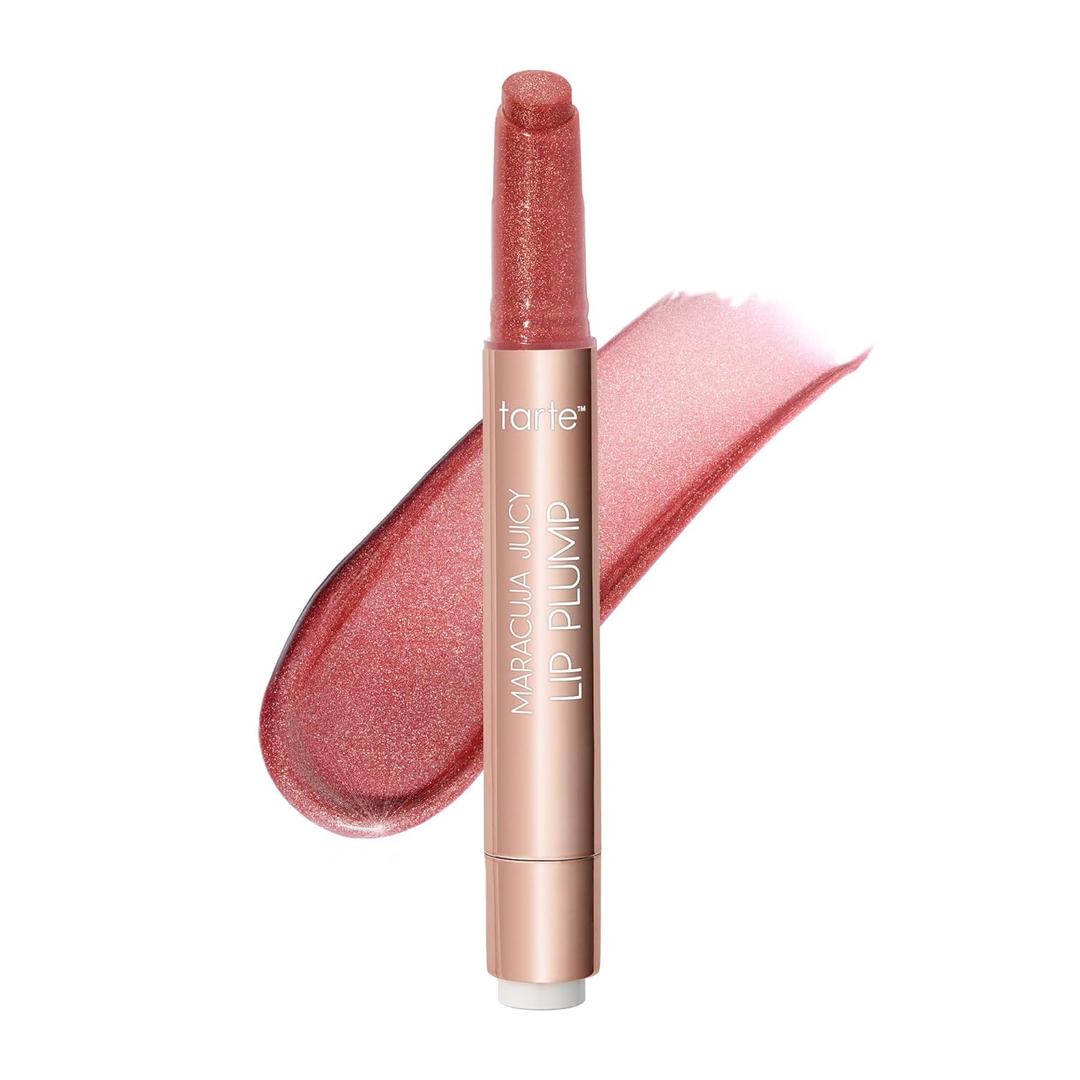 tarte maracuja juicy shimmer glass lip plump  Hydrating & Volumizing Lip Gloss Balm with Hyaluronic Acid & Vitamin E, Plumps & Moisturizes, Vegan & Cruelty-Free