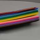Thin Felt Fabric Sheets, Assorted Colors Stiff Felt Sheets for Crafts DIY Patchwork Sewing Projects Decoration (Stiff 50 Colors, 812 inches)