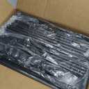 Under Bed Storage with Wheels, 2-Pack Under the Bed Storage Containers with Clear Lids & Label, Underbed Storage Bins, XXL 60L Rolling Metal Drawer for Clothes, Shoes, Toys, Books - Black