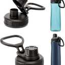 2Pcs Water Bottle Lid Replacement for Contigo wide mouth bottle, Lids replacement Compatible With Contigo 24 OZ 32 OZ 40 OZ, Leak-Proof Dust-Proof, Handle Easy to Carry, BPA Free