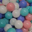 Wonder Space Soft Pit Balls, Chemical-Free Crush Proof Plastic Ocean Ball, BPA Free with No Smell, Safe for Toddler Ball Pit/Kiddie Pool/Indoor Baby Playpen