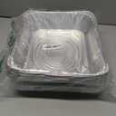 9x13 Inch Disposable Aluminum Pans with Clear Lids(10 Pack)Half Size Tin Foil Pans with Lids,Food Containers Disposable Baking Pans For Cooking, Meal Prep, Roasting, Chafing, Steam Table, Storage