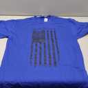 Made In USA American Flag Patriotic 4th Of July T-Shirt (Small)