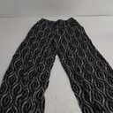 Yours Curve Women's Plus Size Paisley Cuffed Harem Pants (Black, 16)