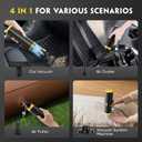 CROS Car Vacuum Cordless, 21000Pa Powerful Suction Handheld Cleaner for Car, Home & Pet Hair, 4-in-1 Portable Mini Vacuum with Multiple Attachments for Deep Cleaning, Type-C Rechargeable