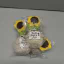 5 x Positive Sunflower Doll Crochet with Card A Little Sun for You, with Big Love Inside Cute Encouragement for Women Men, Coworker, Best Friend, Teacher Birthday, Christmas Thank You Gift