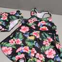 uideazone Girls 3 Piece Bathing Suit Summer UPF 50+ Racerback Swimsuit with Shorts Beach Tankini Sets 8-16 Years Old 