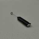 Bonsenkitchen Powerful Milk Frother for Coffee, Fast Handheld Drink Mixer with Stainless Steel Whisk, Battery Operated Hand Frother Stirrer Wand-Black