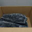Garland Rug Finest Luxury Dark Gray 3-Piece Set Ultra Plush Washable Bath Rug Set - Soft, Absorbent, And Stylish For Your Bathroom