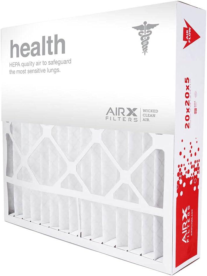 AIRx Filters 20x20x5 MERV 13 HVAC AC Furnace Air Filter Replacement for Honeywell FC100A1011 FC200E1011 CF200A1024, Health 1 Single Filter, Made in the USA