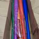 Champion Sports Ultra Bat Set - Assorted Colors - Hand-Eye Coordination - Durable Plastic Construction - Kids Backyard Plastic Baseball Bat - 30" Length - Set of 5