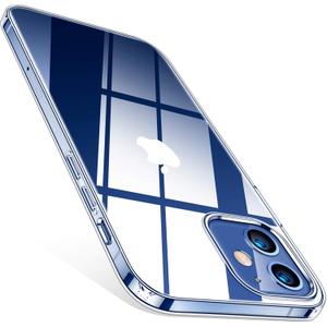 TORRAS Crystal Clear Compatible for iPhone 12 Mini Case, [Long Lasting Clarity] Slim Yet Durable Soft Silicone Thin Phone Cases for iPhone 12 Mini 5.4 inch 2020 Release, Crystal Clear