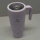 REDUCE Chiller Vacuum Insulated 40 oz Tumbler with Spill-Proof Silicone Straw - Sustainable Tritan Lid with Water Intake Markers - Soft Sit Base Travel Mug - Dishwasher Safe - Gentle Lavender