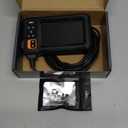 Endoscope Camera with Light, Inspection Borescope Camera with 4.3" IPS Screen, 1920P HD with 8 LED Lights, 16.5FT Semi-Rigid Cord Bore Scope, IP67 Waterproof Endoscope for Sewer, Tools(Orange)