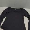 SUUKSESS Women Square Neck Long Sleeve Bodysuit Sexy Thong Bodysuit Shirts (Medium, 01 Black)