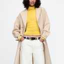 Fashion Waist Belt with Gold Buckle Women's Belts for Jeans Stylish Leather Belts for Women (Black)