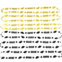 28 Pcs Graduation Party Beads Necklaces Black Gold Graduate Cap Shaped Favor Gifts Supplies Graduation Party Beads Necklaces Decoration Gift