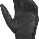 sibewora Motorcycle Gloves for Men Motocycle Gloves Touchscreen Full Finger Leather Gloves Riding Driving Biker Glove Black (XXL)