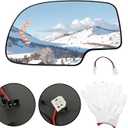 Left Driver Side Mirror Replacement For 03-07 Chevy Silverado,Cadillac,Gmc Sierra,Yukon 2003 2004 2005 2006 2007 With Heated,Rear Holder &Led Turn Signal,Truck Mirrors