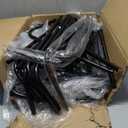 Golf Bag Garage Storage Rack with Wheels, Organizer for Single Golf Bag and Equipment Accessories, Ideal for Home, Garage, Club, Shed, Basement - Sturdy Wood and Metal Construction (Black)