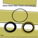 6Pcs Inner Outer Rear Wheel Axle Seal Kit for Toyota 4Runner Pickup T100 Tacoma Tundra Compatible with 90313-48001 90301-88077 90310-50006