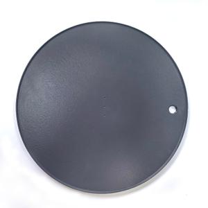 XL Round Pizza Steel 16.9" - 3D Cast Creates Gorgeous Crusts, Enamelled Cast Iron Baking Stone For Oven, Round Griddle, Speed & Even Heating Baking Steel Griddle,