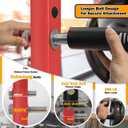Weight Plate Holder, Power Rack Attachments for Olympic 2-Inch Weight Plate Storage, Fits 2x2, 2x3, 3x3 Power Cages with 1" or 5/8" Holes