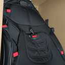 MATEIN Rolling Bag with Wheels, 17 Inch Extra Large Laptop Roller Backpack for Adults with Anti Theft Lock & USB Charging Port, Water Resistant Wheeled Bag Carry On Luggage for Teacher Work Travel Men (Black)