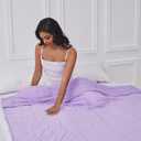 Weighted Blanket for Women and Men, Comfortable and Soft Throw Weighted Blanket with Premium Glass Beads for All Season 5 lbs 40"x60" Purple
