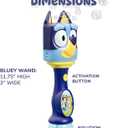 Little Kids BLUEY Light and Sound Musical Bubble Wand, Includes Bubble Solution
