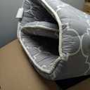 6th Generation Japanese Floor Futon Mattress - Extra-Thick 9-Layer Modern Futon with 100% High-Density Foam, Portable Floor Mattress Sleeping Pad for Adults, Guest Room, Dormitory, Twin Size (39"X80") (Grey)